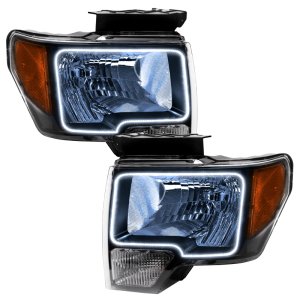 Ford F-150 Headlight Assemblies - ORACLE Lighting - LED Pre-Assembled - Black, White - `09-`14